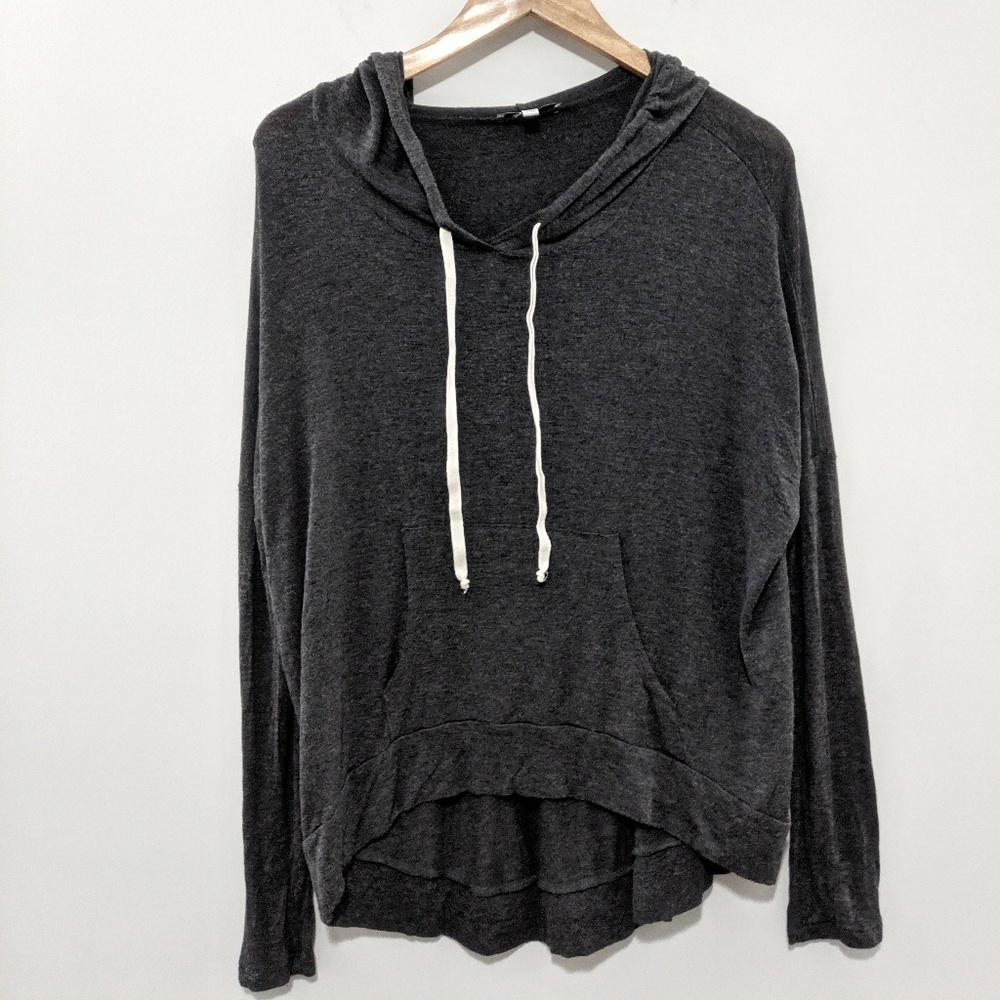 Acemi Dark Gray Lightweight Hoodie Size M